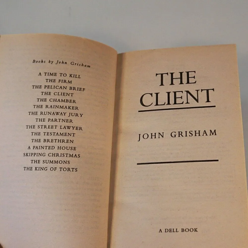 The Client By John Grisham 2003 Paperback